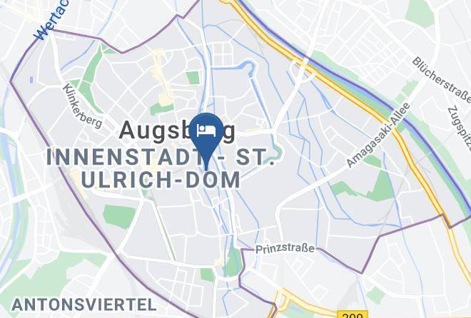 Augsburg - Ana Living Augsburg City Center By Arthotel Ana Maps