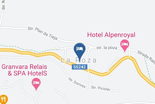Arthotel Anterleghes Gardenahotels Map
