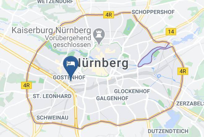 Nuremberg - Arthotel City Nurnberg Maps
