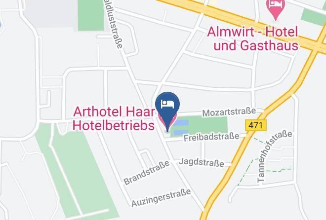 Munich District - Arthotel Haar Hotelbetriebs Gmbh Maps