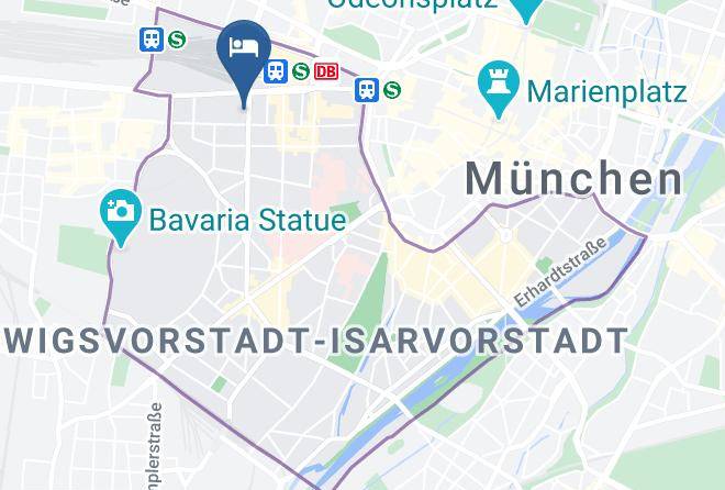 Arthotel Munich Map