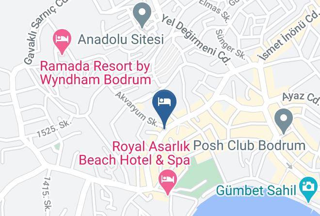 Bodrum - Arti Butik Otel Maps