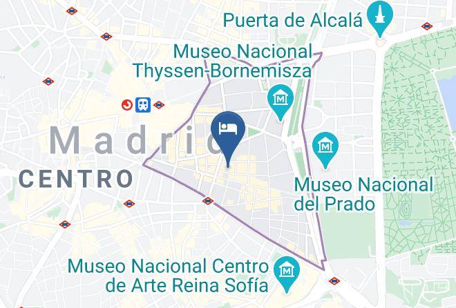 Madrid - Artistic Bed And Breakfast Maps