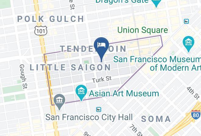 San Francisco - Artmar Hotel Maps