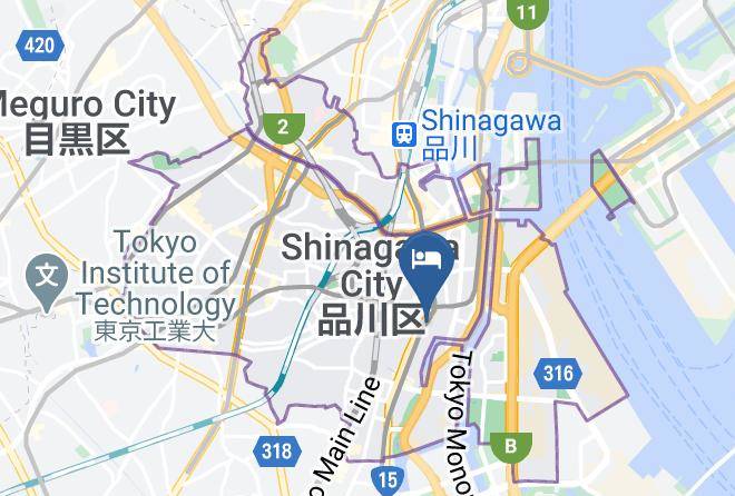 Shinagawa Ward - Artnshelter Maps