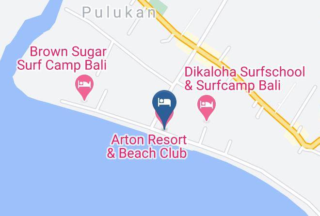 Jembrana Regency - Arton Resort & Beach Club Maps