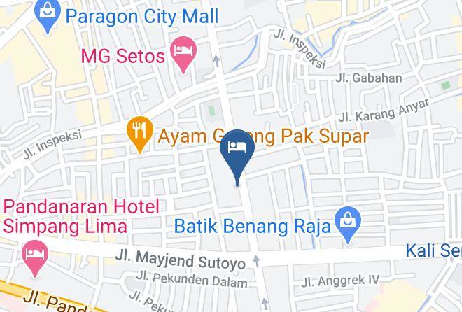 Kota Semarang - Artotel Gajahmada Semarang Maps