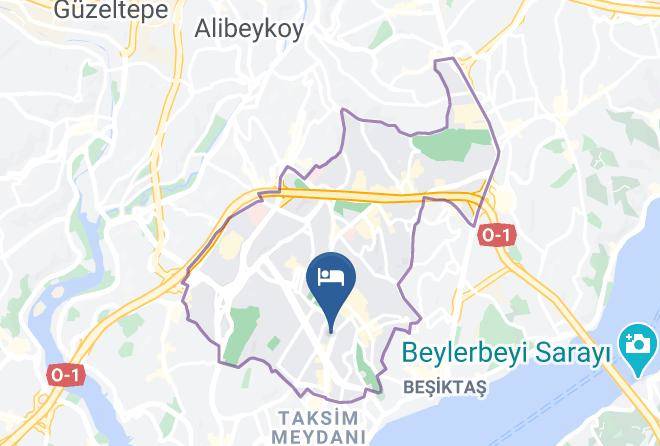 Arts Hotel Harbiye Istanbul Map