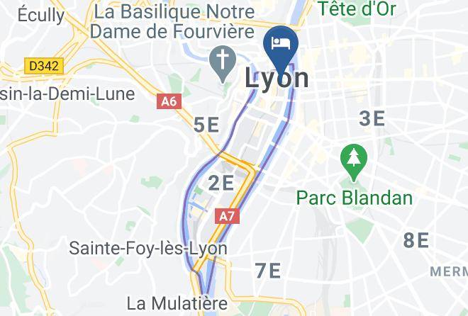 Rhone - Arts Hotel Lyon Maps