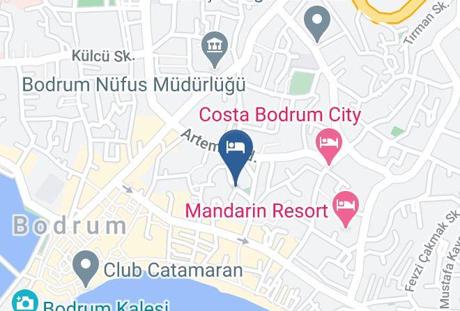 Bodrum - Artunc Otel Maps