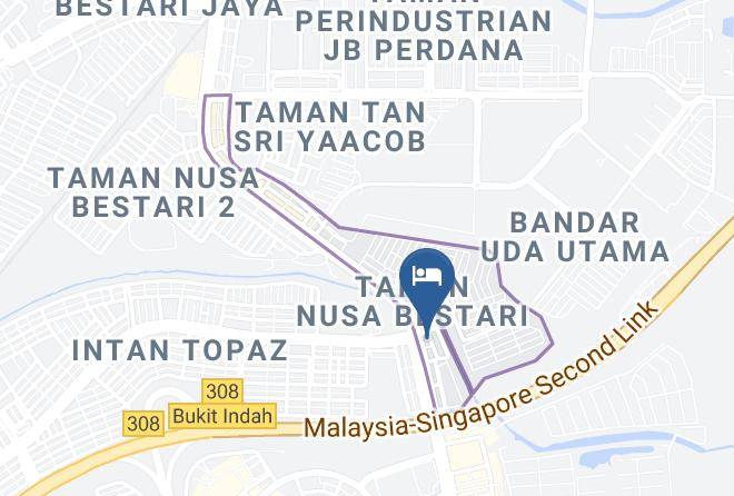 Johor Bahru - Artz Hotel Maps