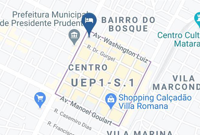 Presidente Prudente - Arua Hotel Maps