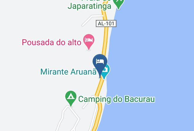 Japaratinga - Aruana Chales Maps