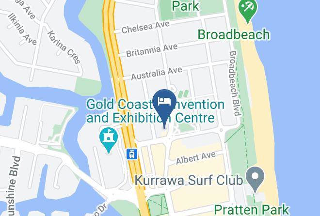 Gold Coast - Aruba Beach Resort Maps