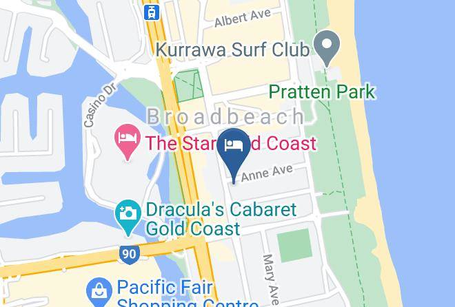 Gold Coast - Aruba Surf Resort 3 5 Star Maps
