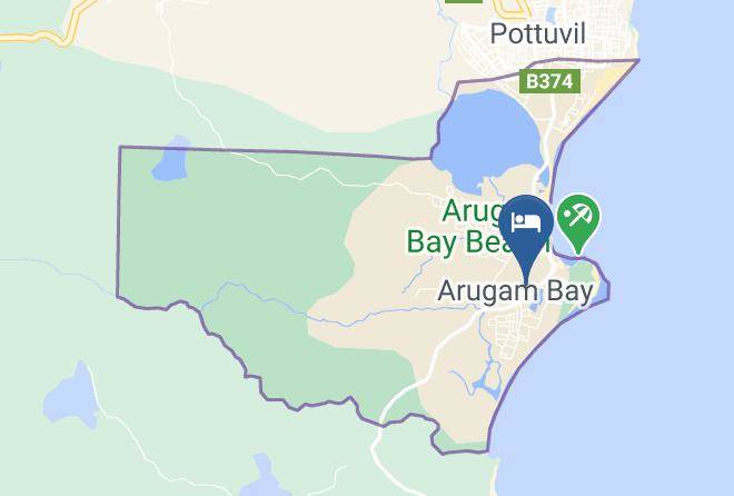 Arugam Bay Kethis Beach Hotel Map