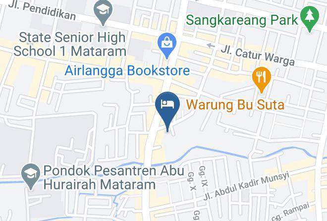 Kota Mataram - Arum Jaya Hotel Maps