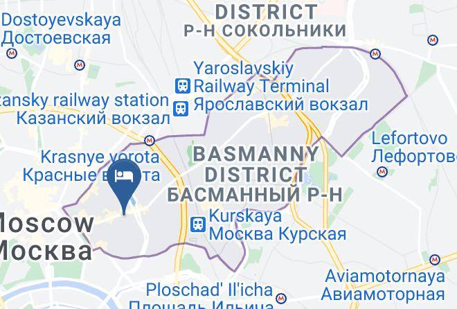 Moscow - Arum Otel' Maps