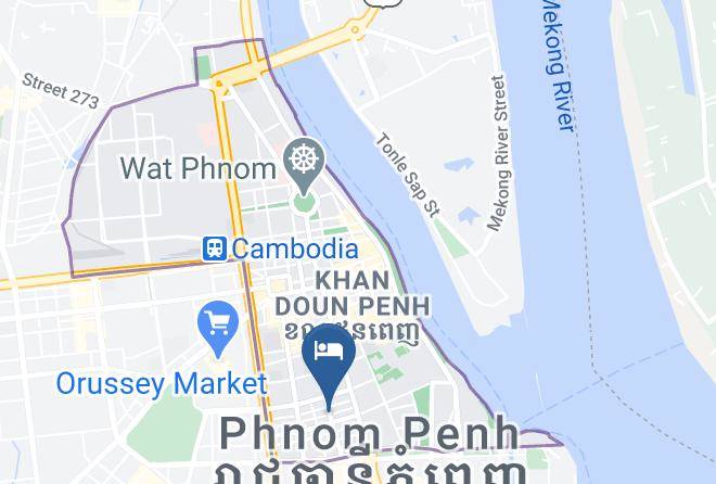 Doun Penh - Arunreas Hotel Maps