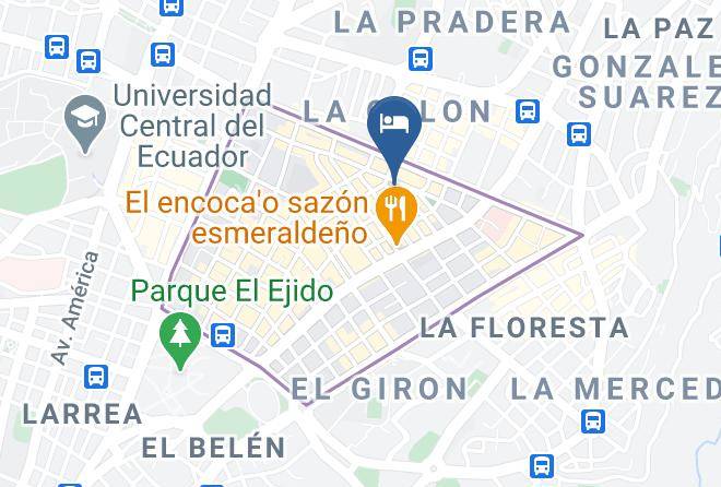 Distrito Metropolitano De Quito - Arupo Bed And Breakfast Maps