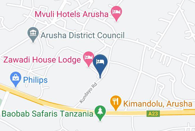 Arusha - Arusha Cheap Hotel Maps