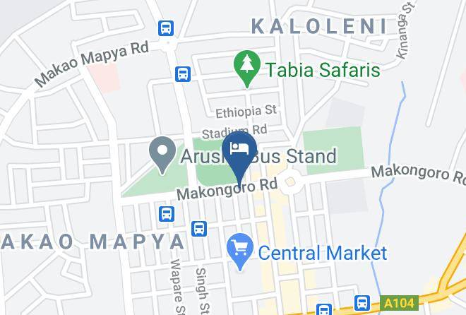 Arusha - Arusha Crown Hotel Maps