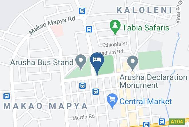 Arusha - Arusha Royal Court Hotel Maps