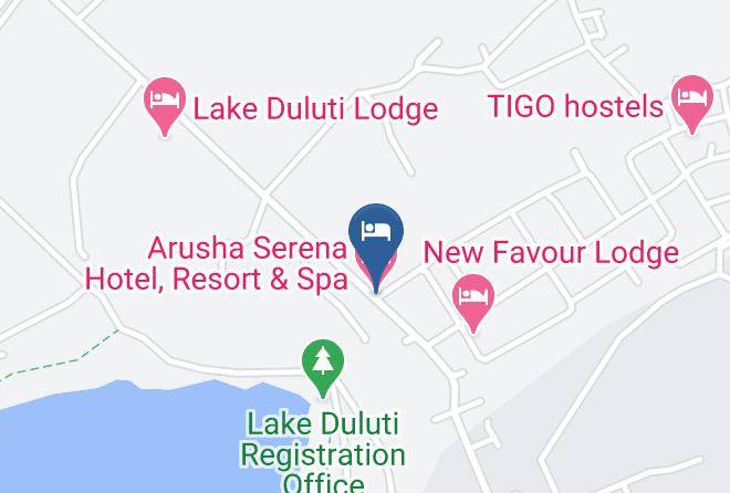 Arumeru - Arusha Serena Hotel Resort & Spa Maps
