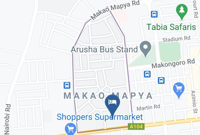 Arusha - Arusha Tourist Inn Maps