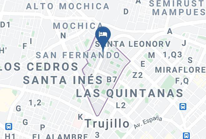 Trujillo - Arvo Hotel Boutique Maps