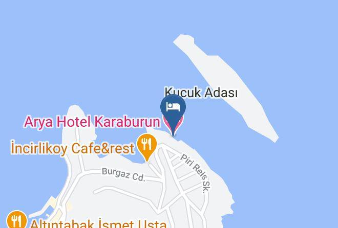 Karaburun - Arya Hotel Karaburun Maps
