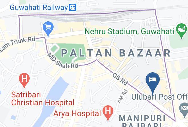 Guwahati - Arya Inn Maps