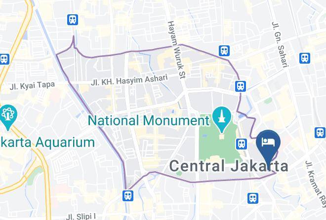 Central Jakarta - Aryaduta Hotel Menteng Maps