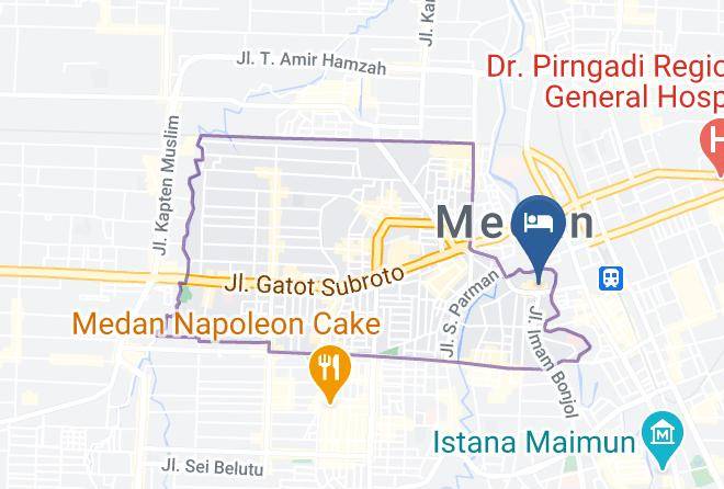Kota Medan - Aryaduta Medan Maps