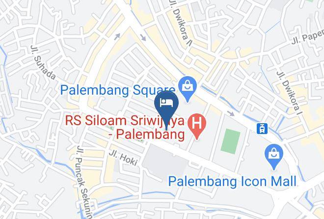 Palembang - Hotel Aryaduta Palembang Maps