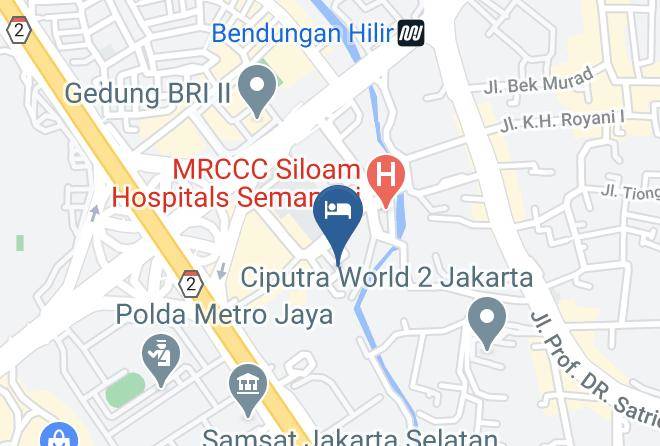 Jakarta Selatan - Aryaduta Suites Semanggi Maps