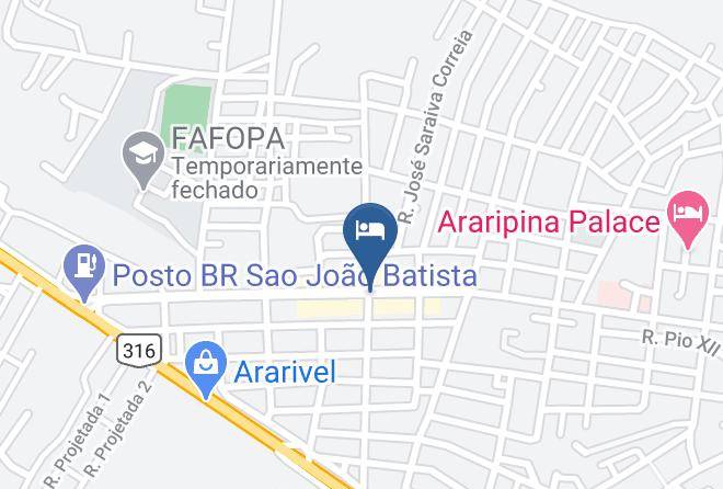 Araripina - Hotel Asa Branca Araripina Maps