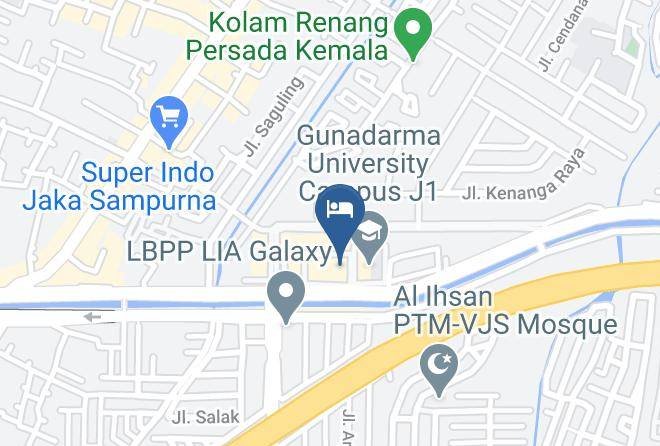 Kota Bekasi - Asa Budget Hotel Maps