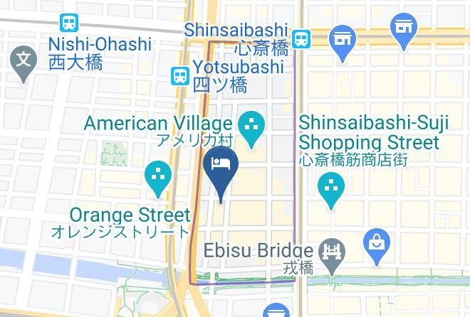 Osaka City Chuo Ward - Asahi Plaza Maps