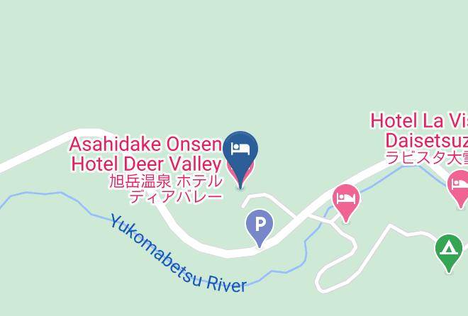 Higashikawa Townkamikawa District - Asahidake Onsen Hotel Deer Valley Maps