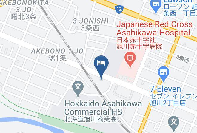 Asahikawa City - Asahikawa Capital Hotel Maps