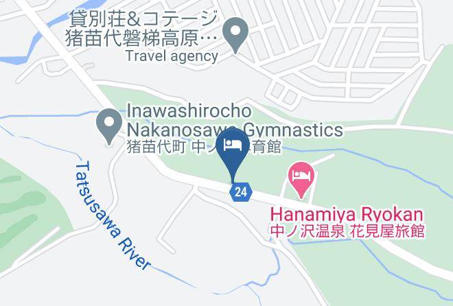 Inawashiro Townyama District - Asahiya Hotel Maps