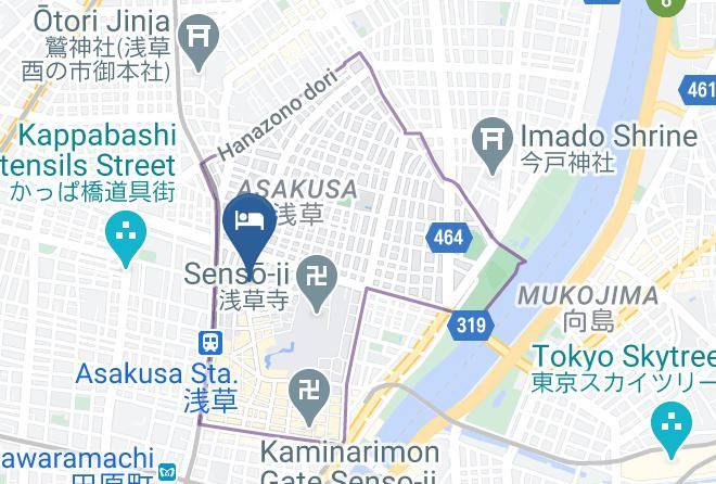 Taito Ward - Asakusa Kokonokurabu Maps