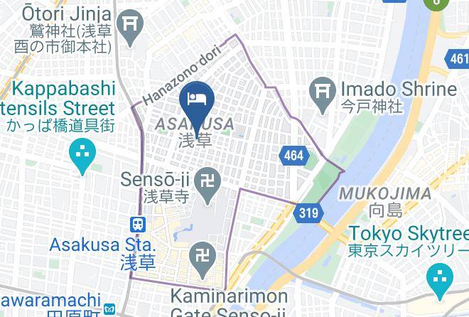 Taito Ward - Asakusa Sika Hotel Maps