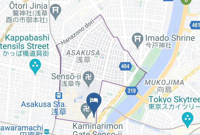 Taito Ward - Asakusa Tobu Hotel Maps