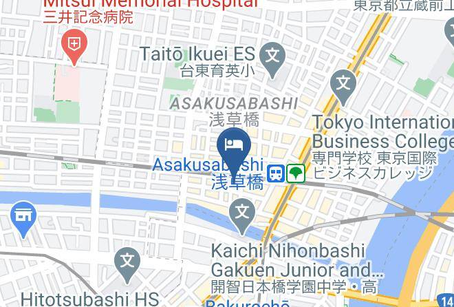 Taito Ward - Asakusabashi Business Hotel Maps