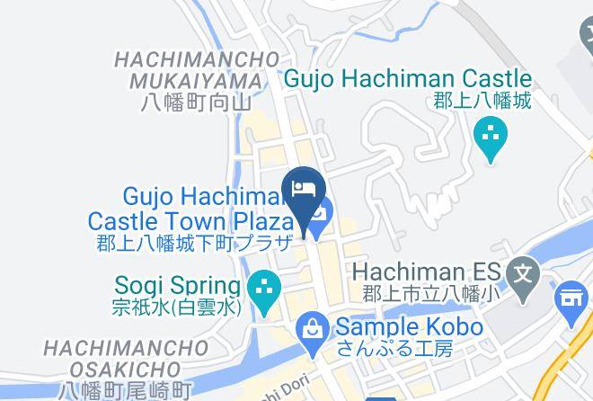 Gujo City - Asano Ryokan Maps