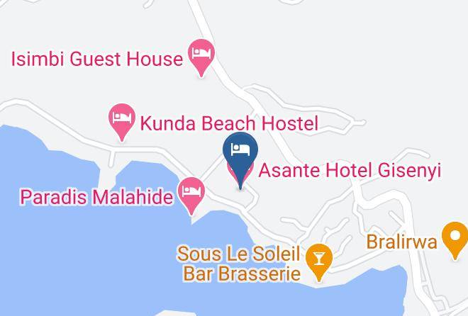 Rubavu - Asante Hotel Gisenyi Maps