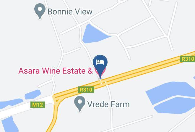 Cape Winelands - Asara Wine Estate & Hotel Maps