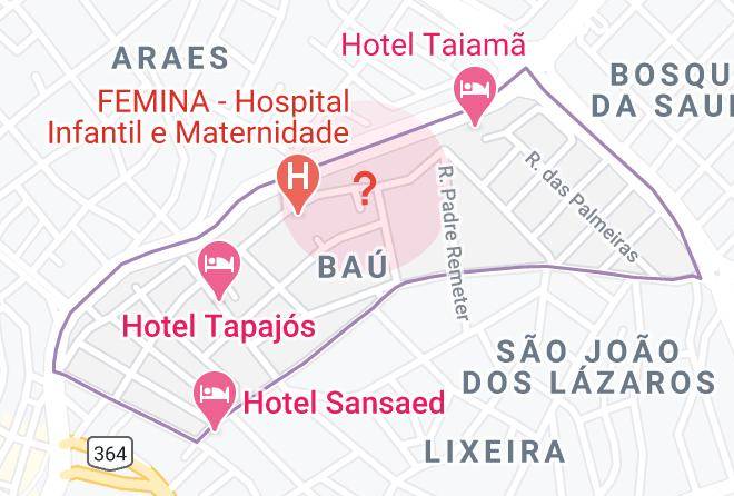 Cuiaba - Asas Palace Hotel Maps